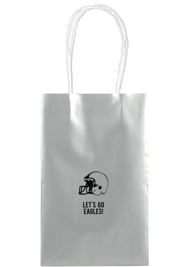 Football Helmet Medium Twisted Handled Bags