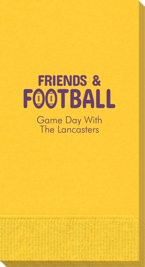 Friends and Football Guest Towels