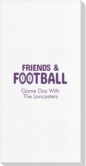 Friends and Football Deville Guest Towels