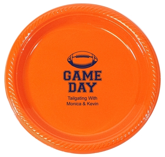 Game Day Plastic Plates