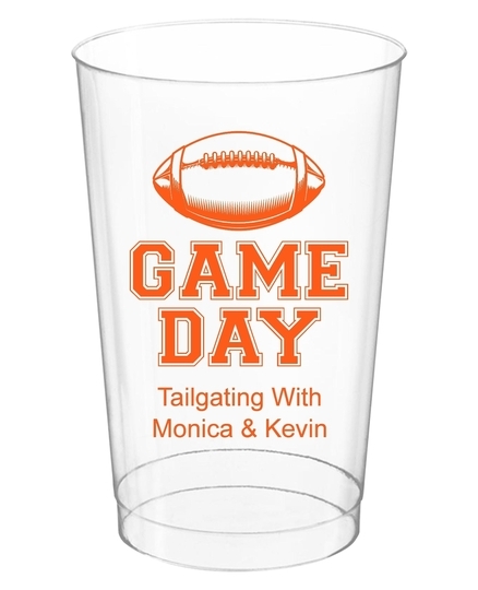 Game Day Clear Plastic Cups