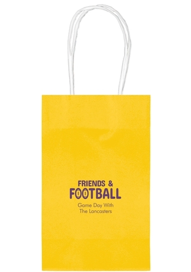 Friends and Football Medium Twisted Handled Bags