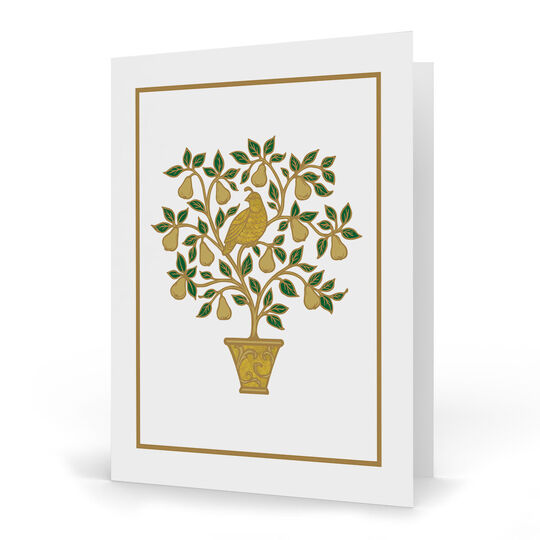 Partridge in a Pear Tree Folded Holiday Cards