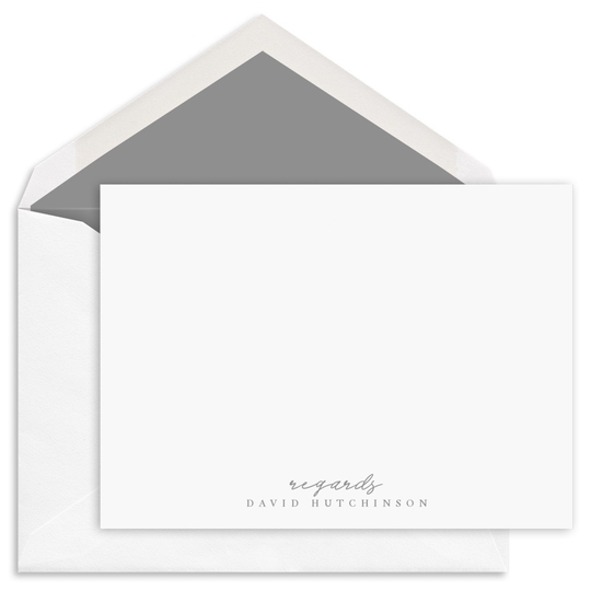 Handwritten Sentiment of Choice Flat Note Cards