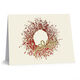 Scarlet Berry Wreath Folded Holiday Cards Image 1 of 3
