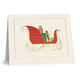 Holiday Sleigh Folded Holiday Cards Image 1 of 3