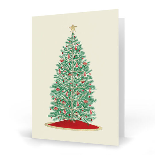 Holiday Tree Folded Holiday Cards