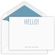 Cheerful Greetings Flat Note Cards - Letterpress Image 1 of 2