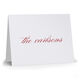 Indulgent Script Folded Note Cards - Letterpress Image 3 of 3