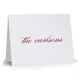Indulgent Script Folded Note Cards - Raised Ink Image 3 of 3