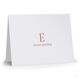 Tall Initials Folded Note Cards - Letterpress Image 4 of 4