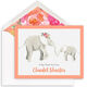 Elephants Folded Note Cards Image 4 of 5