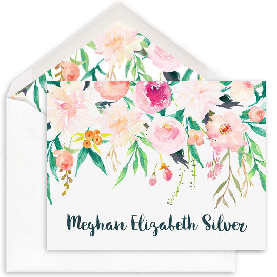 Spring Garden Folded Note Cards