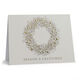 Elegant Wreath Folded Holiday Cards Image 1 of 3