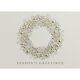 Elegant Wreath Folded Holiday Cards Image 1 of 3