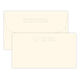 Triple Thick Classic Wide Flat Note Cards with Your Embossed Logo Image 1 of 2