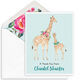 Giraffes Folded Note Cards Image 1 of 5