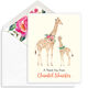 Giraffes Folded Note Cards Image 3 of 5