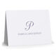 Regal Script Initial Folded Note Cards - Letterpress Image 4 of 4