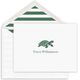 Turtle Folded Note Cards - Letterpress Image 1 of 3