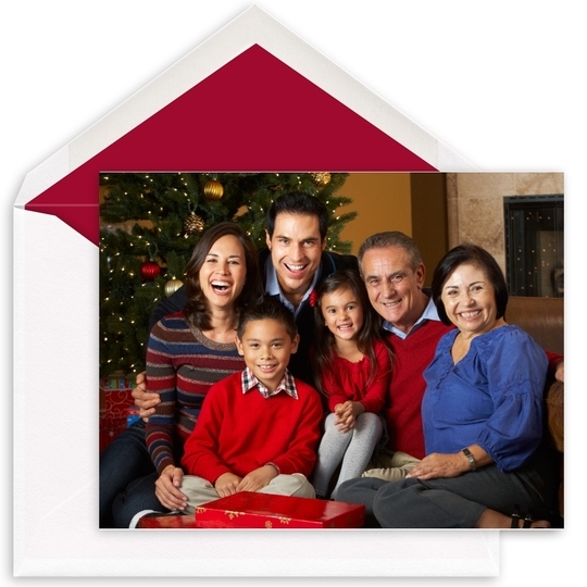 Horizontal Custom Folded Note Cards with Your Photo