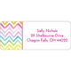 Watercolor Chevron Address Labels in a Jar Image 2 of 2