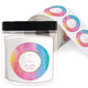 Pastel Watercolor Gift Stickers in a Jar Image 1 of 2