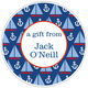 Sailboats Gift Stickers in a Jar Image 2 of 2