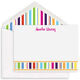 Multi Stripes Flat Note Cards Image 1 of 2