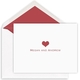 Sweet Heart Folded Note Cards - Letterpress Image 1 of 4