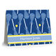 Blue Lacrosse Folded Note Cards Image 3 of 3