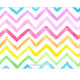 Watercolor Chevron Folded Note Cards Image 2 of 3