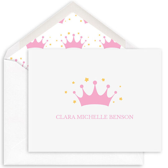 Our Little Princess Folded Note Cards