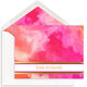 Pink Watercolor Folded Note Cards Image 1 of 3