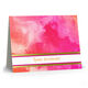 Pink Watercolor Folded Note Cards Image 3 of 3
