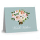 Blue Pink Bouquet Folded Note Cards Image 3 of 3
