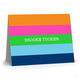 Sorbet Stripes Folded Note Cards Image 3 of 3