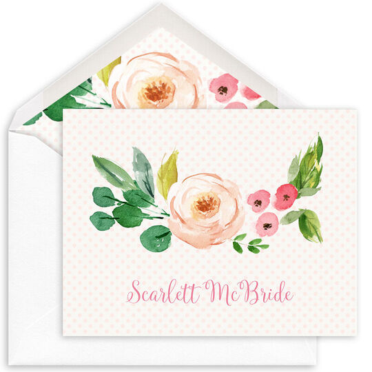 Floral Bough Folded Note Cards