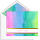 Pastel Watercolor Folded Note Cards Image 1 of 3