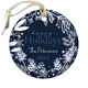 Happy Holidays Beveled Glass Ornament Image 1 of 5