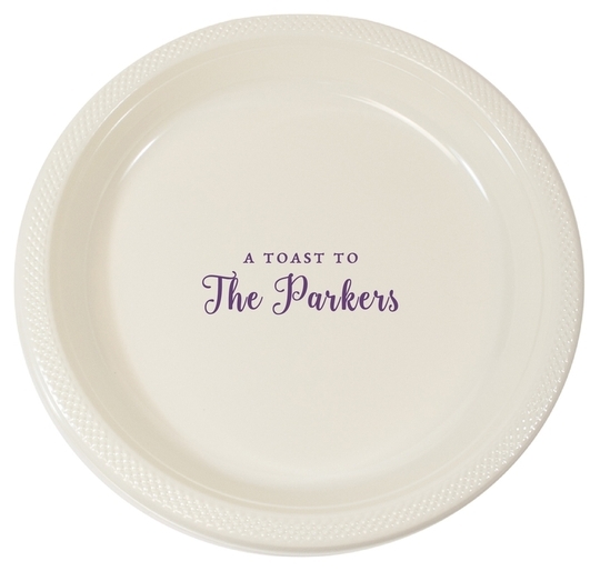 Personalized Create Your Celebration Plastic Plates