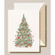 Trimmed Christmas Tree Folded Holiday Cards - Raised Ink Image 1 of 3