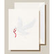 Peace on Earth Dove Folded Holiday Cards - Raised Ink Image 1 of 3