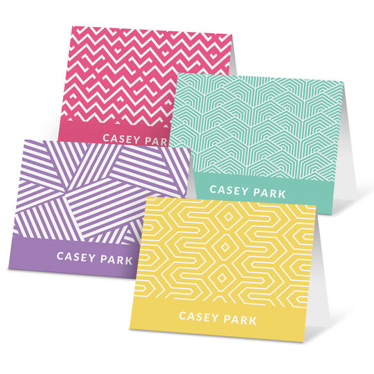 Colorful Vibes Folded Note Card Collection