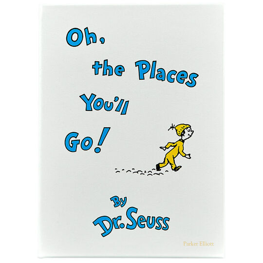 Oh The Places You'll Go Personalized Leather Book