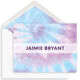 Bryant Tie-Dye Folded Note Cards Image 1 of 3