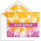 Orange and Purple Tie-Dye Folded Note Cards Image 1 of 3