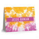 Orange and Purple Tie-Dye Folded Note Cards Image 3 of 3