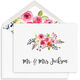 White Floral Bunch Folded Note Cards Image 1 of 3
