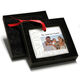 Merry Christmas Photo Square Beveled Glass Ornament Image 3 of 4